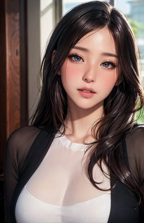 female student   , Matte black attire、sharp bo
((( Masterpiece))), ((  top quality)), (( 複雑な Details)), ((  super realistic realism )), ,  mature woman,   mature woman,   see through,    high definition  , illustration, 1人の mature woman,    perfect hands ,...