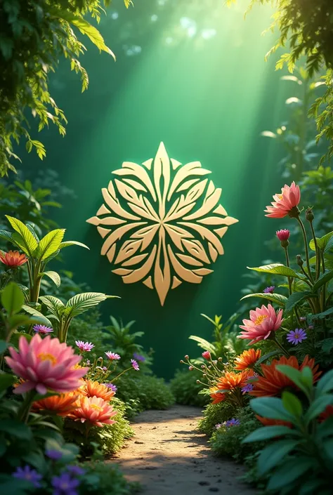 With the Isadaly logo and more plants 