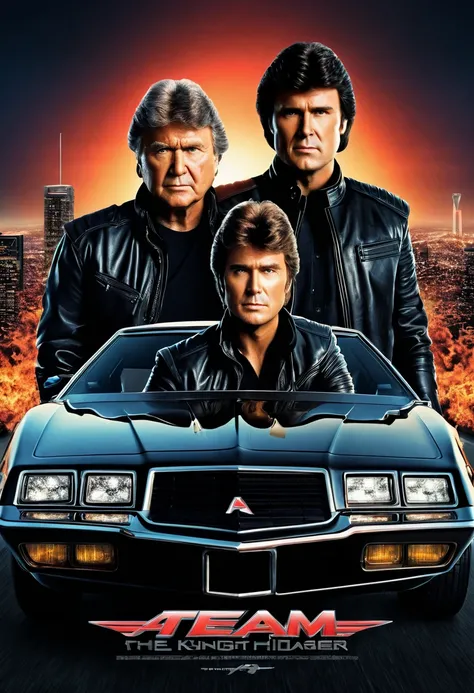 The A-Team Futuristic Cinematic Poster ,  Knight Rider 






