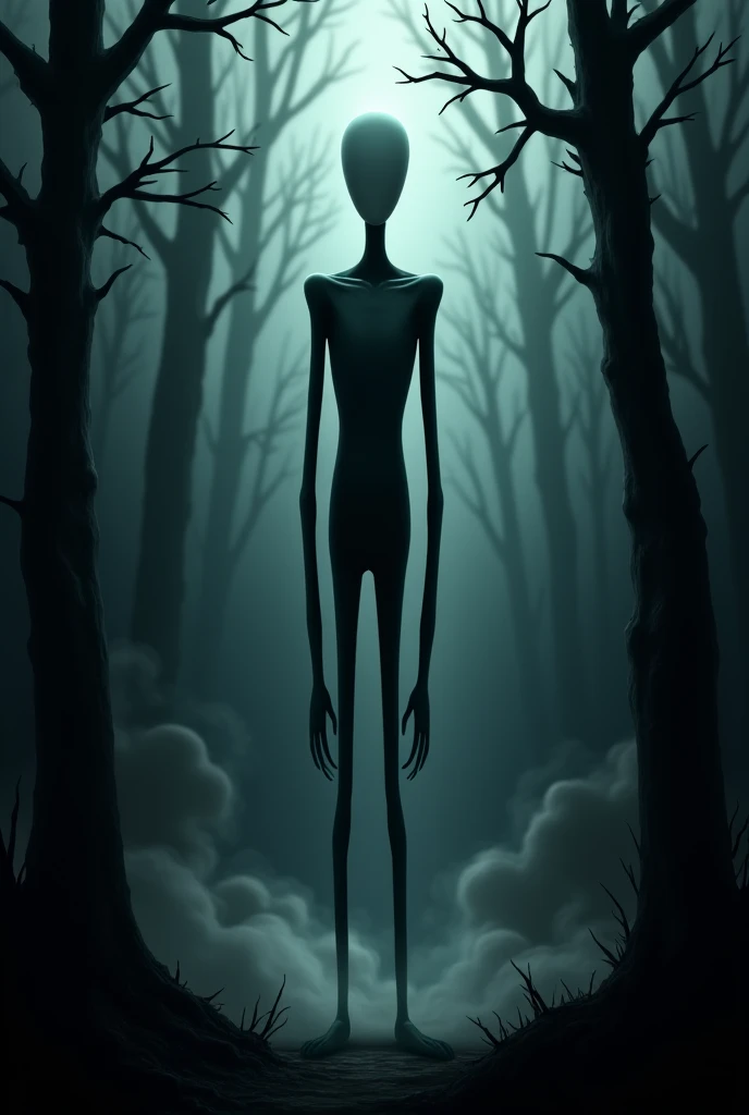 Slenderman in the Dark Forest 