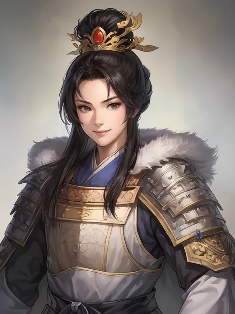  Age 18 , Male , Emperor of China, white armor  、  Three Kingdoms、 full body 、(    Top quality   ,4K ,8k,   High definition  ,  masterpiece  :1.2)、    is very detailed,    High definition  ,hyper HD、perfect hand、super fine paint 、    Sharp focus   、  Physi...