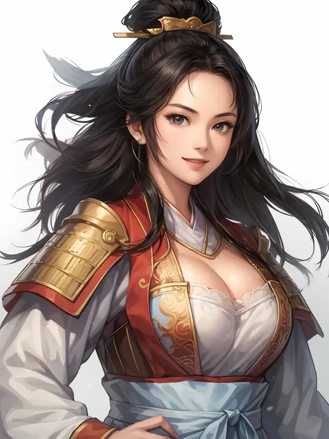 Age 30  , girl , black , wet rain , sexy , big boobs ,  busty  、  Three Kingdoms、 full body 、(    Top quality   ,4K ,8k,   High definition  ,  masterpiece  :1.2)、    is very detailed,    High definition  ,hyper HD、perfect hand、super fine paint 、    Sharp f...