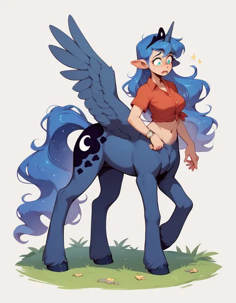 Centaur transformation luna woman,