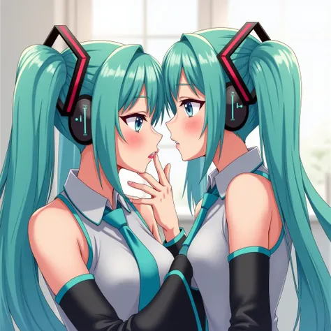 Miku having oral sex