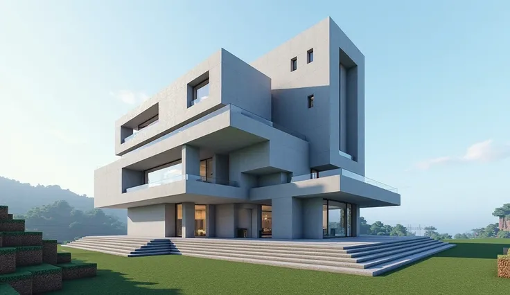 Modern construction in Minecraft