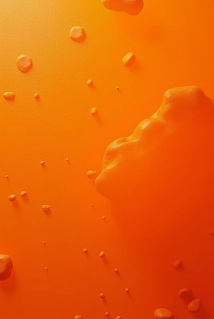 Very strong and vivid orange rubber background 