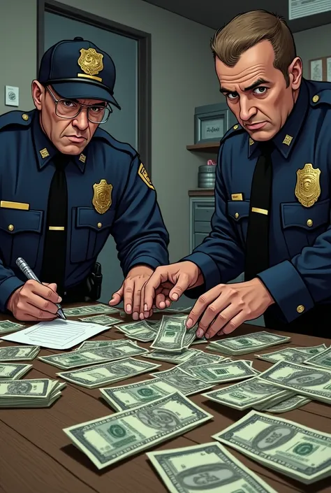 Money Counting Police