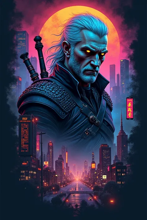 Cyberpunk geralt of rivia tattoo