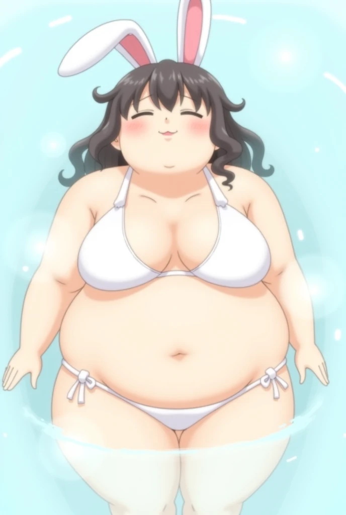  HD， Japanimation   　，Moe　 ，human， low angle，distance:Close Contact
，woman，　 comics 　 2D　， rabbit ears， white bikini ，life jacket，rescue， estrus，Minimum，  chubby ，Mom，obesity，stomach， ssBBW，foot， bath，小さい bath，せまい bath，Invite， reach out 