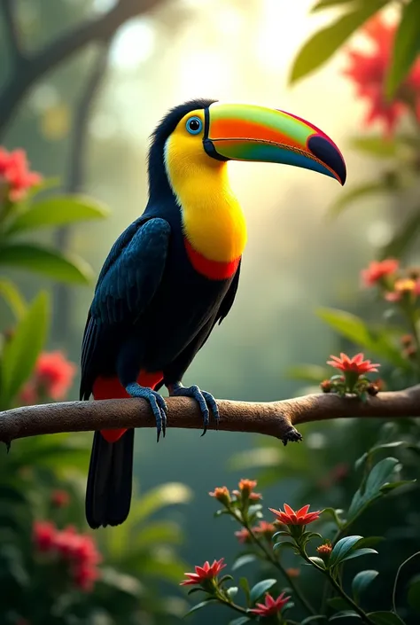 CREATE AN IMAGE WHERE A REALISTIC TOUCAN APPEARS AND BELOW IT SAYS COMPTROLLER'S OFFICE COLVALENCE 2025