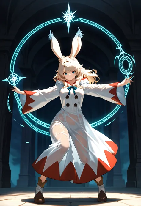 (((( Masterpiece)))), (((( top quality)))),  high resolution,fine grain, detailed face,  Depiction of a face expressed down to the smallest detail,  Detailed Eyes 、Detailed faces、Hair drawn down to the smallest detail ,  wet,viera, White Mage, White Mageの複...