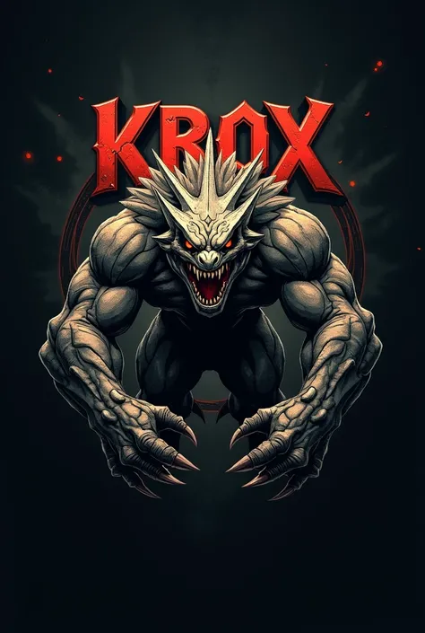 Loggo that says KROX for clan of a game