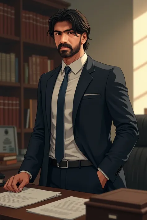 40 year old man with slanted eyes, thesis morena clara, lawyer, with slightly longer hair, who works in the women&#39;s ministry