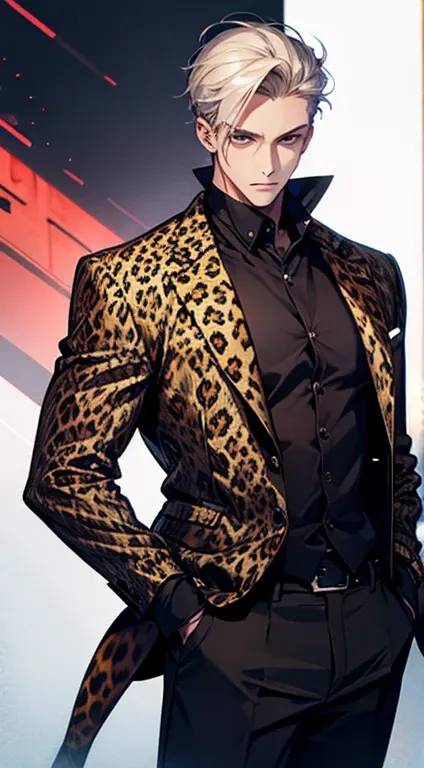 Man and leopard hybrid 