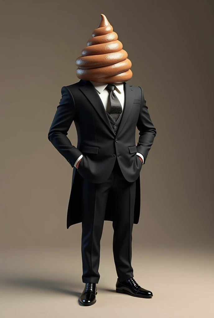 A poop in an elegant suit