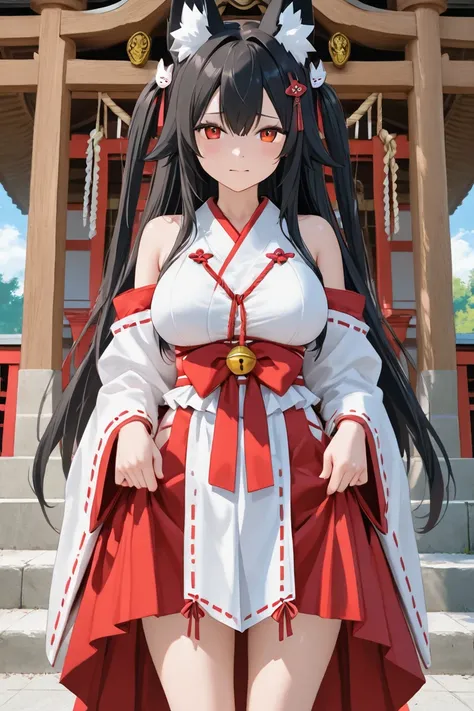 　Fox　Shrine maiden costume