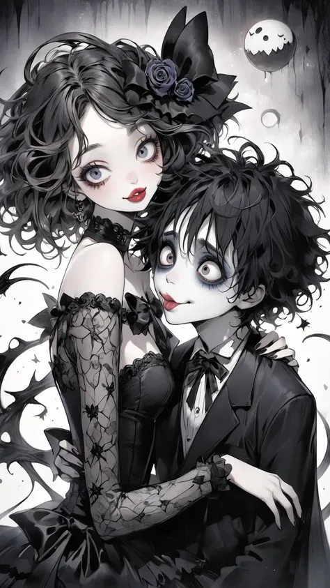  Tim Burton's Style、kiss face、