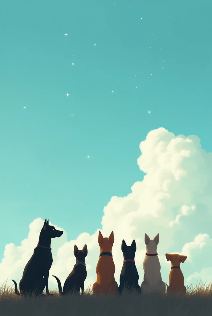 clouds, dogs, alas, sky 