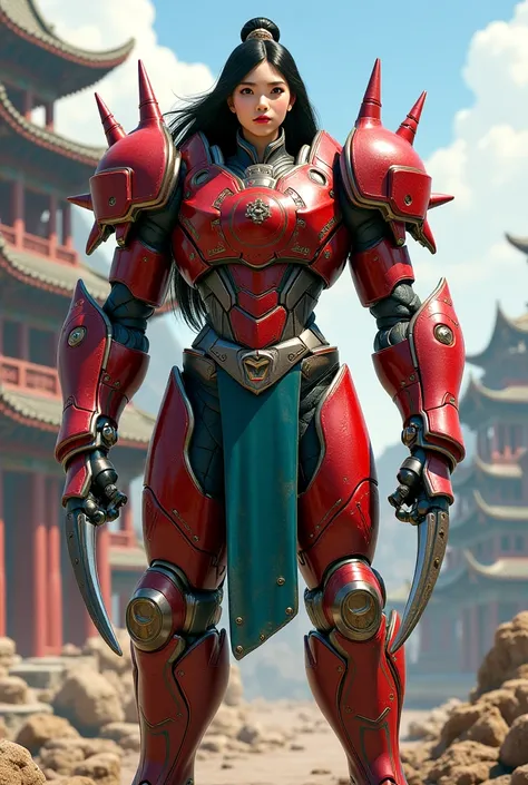 Show me Disney's Mulan and Shredder Hybrid from TNMT