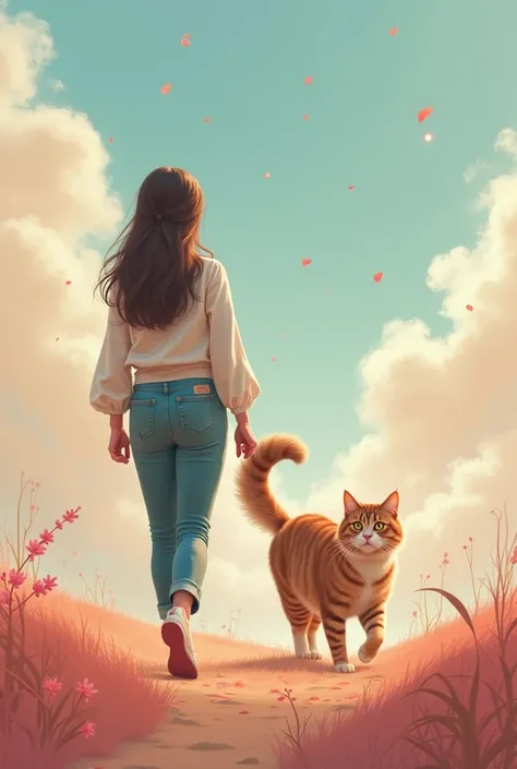 Make it possible to walk with a cat