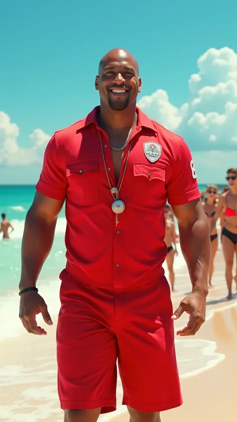 Martin Lawrence as a lifeguard 