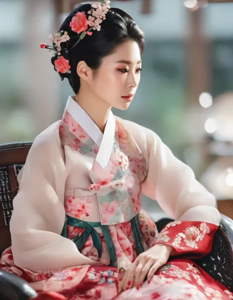 8k, A Korean man had surgery to change his body from male to female, his body is completely female, he has big breasts like a woman, but his face is not changed and still looks like a man, His hair is still manly and short, manly short hair, he is wearing ...