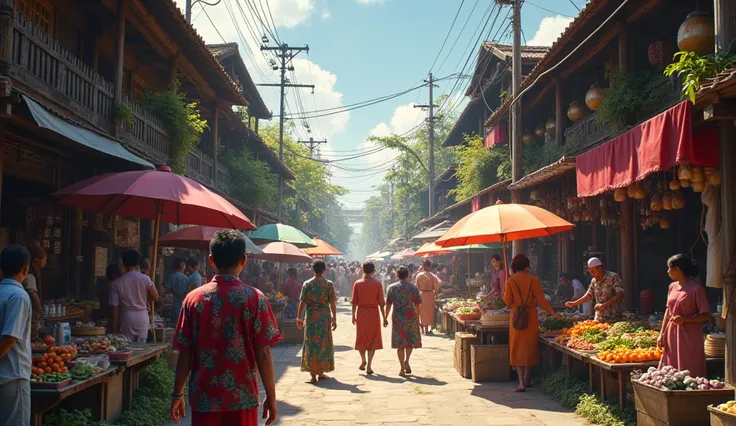 Indonesia's version of an impromptu market