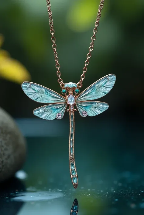 Make a dragonfly necklace