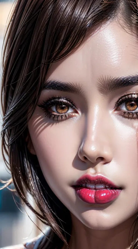 ((perfect round eyes))、dressed, (details of a very beautiful face)(best quality:1.4)16k resolution,(photo realistic:1.65), (realistic:1.65), (smoother lighting:1.05), (increase cinematic lighting quality:0.2), 16k, (1girl:1.4) 21years old、fashion supermode...