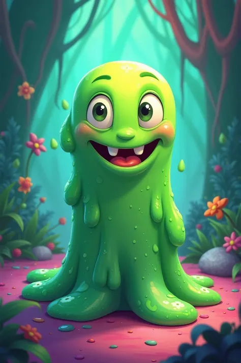 Fait moi un. Slime en cartoon