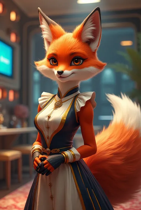 The female fox Maid Marian has become rich in digital currencies