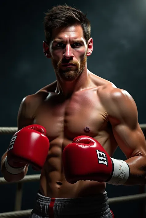 Messi as boxer  