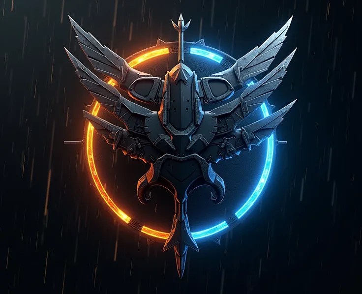 "Design a split Twitch layout featuring two distinct sides: one for Sam and one for Cloud.

Sam’s Side: Use rugged, industrial elements such as metal textures, cargo crates, and mechanical details. Incorporate dark colors (black, gray) with neon orange acc...