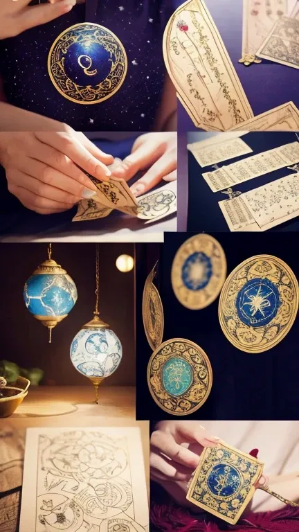 Images of all 12 zodiac signs in fortune telling messages