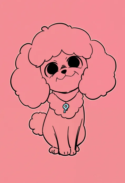 Toy poodle with a bad face、A face that looks like it&#39;s plotting something,Alone