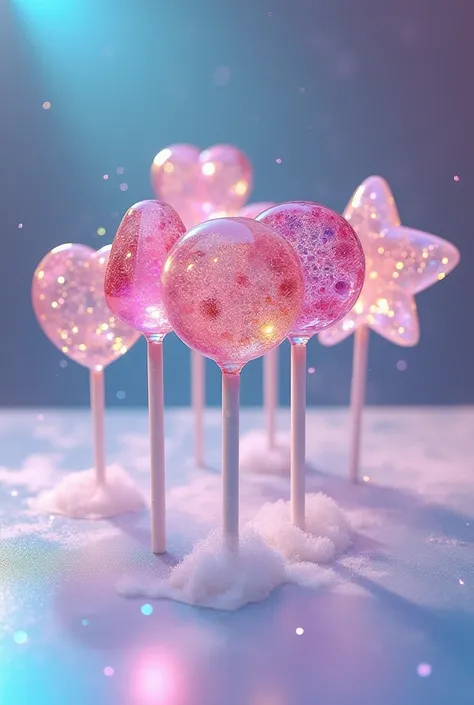 Isomalt lollipops