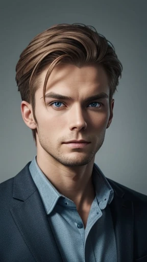  One of Finnish men focuses on the face 