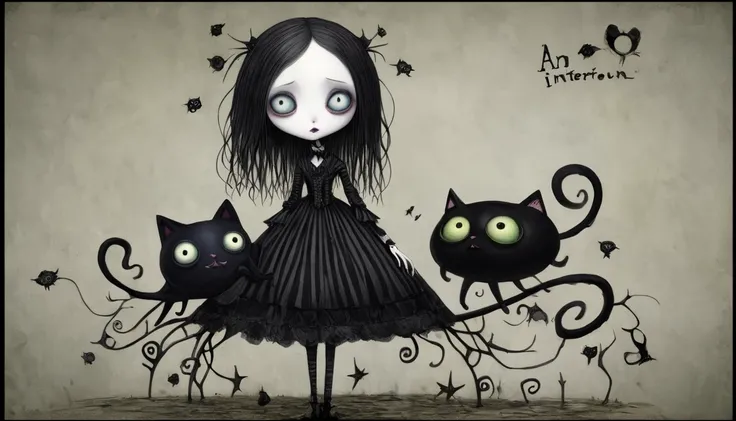     Tim Burton's Style、Black Cat、An interesting person