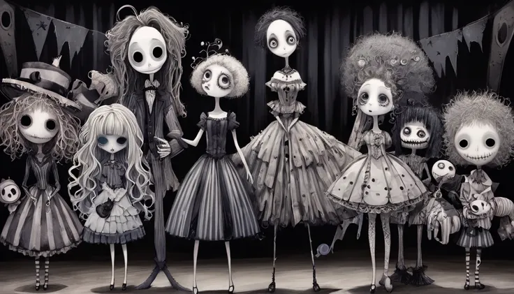     Tim Burton's Style、stage、An interesting person