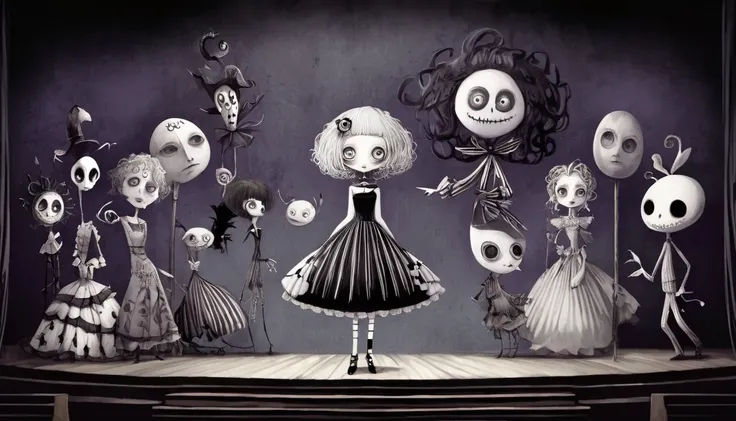     Tim Burton's Style、stage、An interesting person