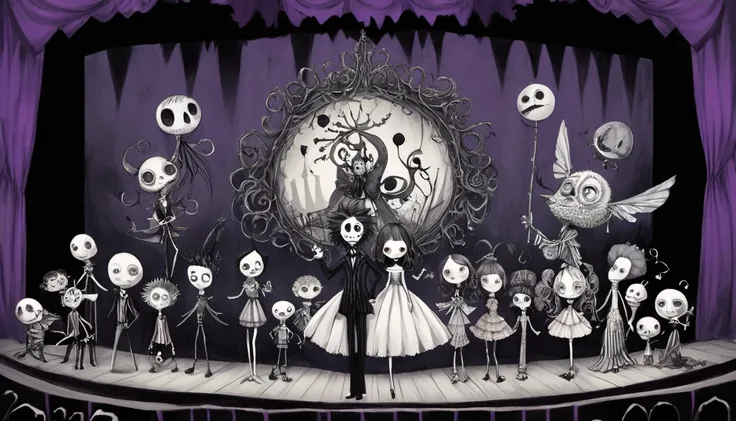     Tim Burton's Style、stage、An interesting person