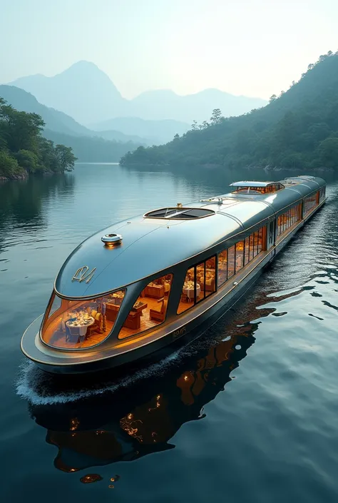 train on the water have a vip reastaurant