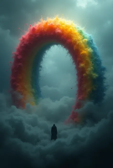 A rainbow that was dying of envy 