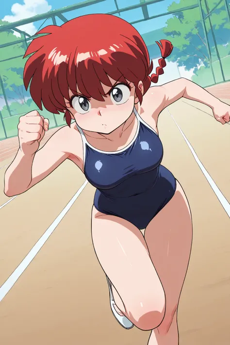 (masterpiece), (best quality), (8K), (good anatomy), (perfect anatomy), (nice hand), (perfect hand),Break 、, 

anime coloring, ranma-chan, ranma 1/2, very aesthetic, best quality, intricate,nsfw, 1 girl, red hair, grey eyes,  breasts, 1girl, cute, petite,
...