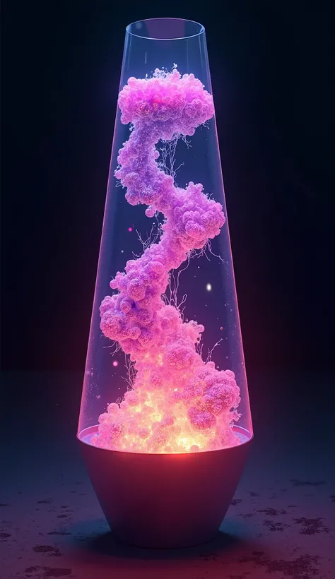 Liquid lava lamp