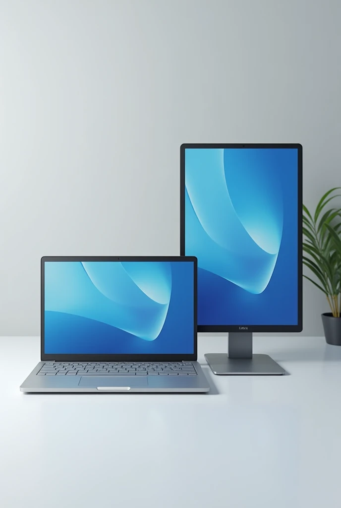 Compare the size of screen of a 17inch laptopscreen vs 22inch monitor screen from straight 