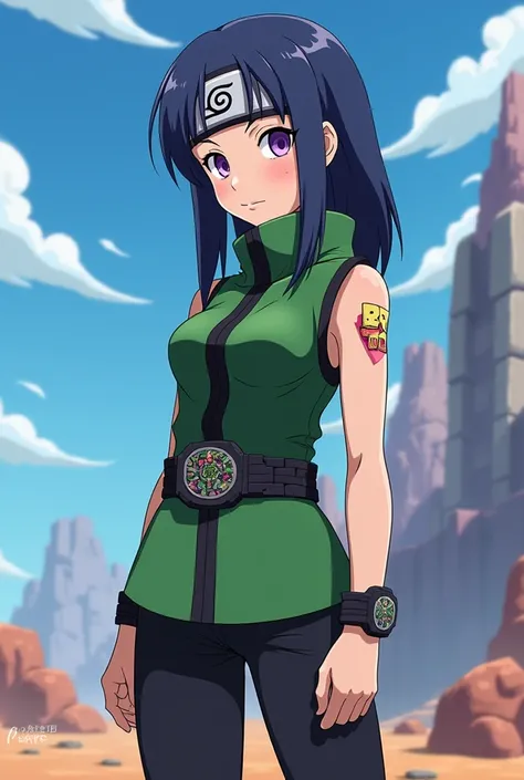 HINATA HYUGA IN BEN 10 DRESS