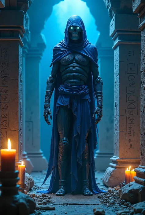 Blue mummy