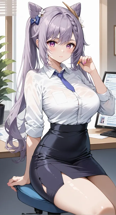 score_9, score_8_up, score_7_up, source_anime, 4K,perfect fingers,(perfect hands, perfect anatomy),prefect lighting, very aesthetic, intricate details,highly detailed background, masterpiece, high quality, best quality,
1girl,solo keqing, keqing, braid, co...