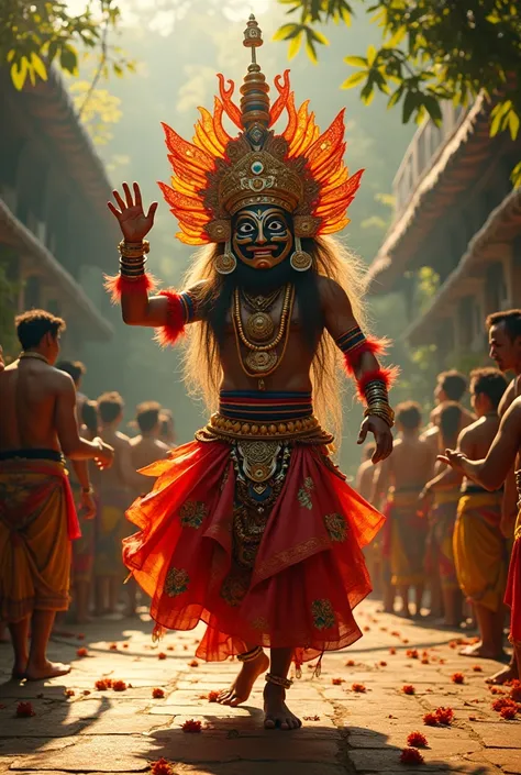 Pottam theyyam dance